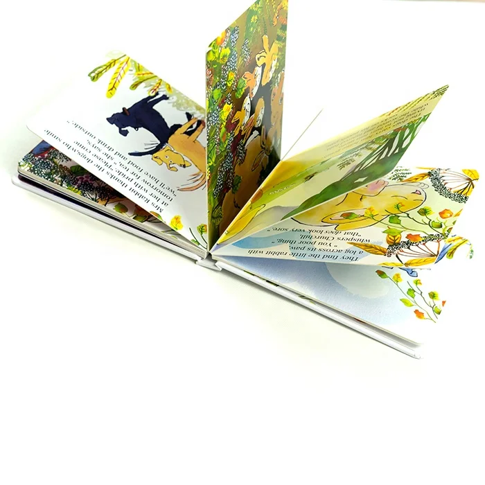 OEM Custom Mini Overseas Children Kids Hard Cover Coloring Book Printing