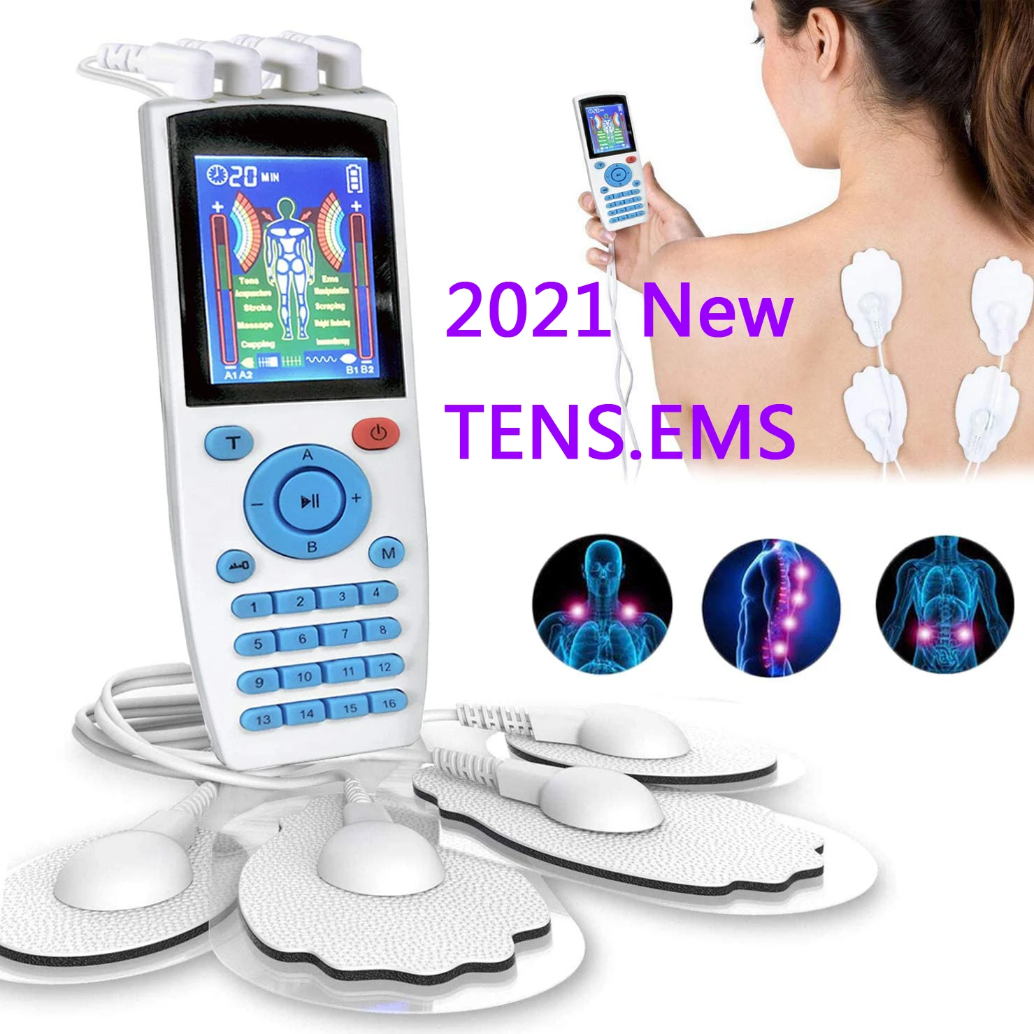 2021 Four Channel TENS EMS