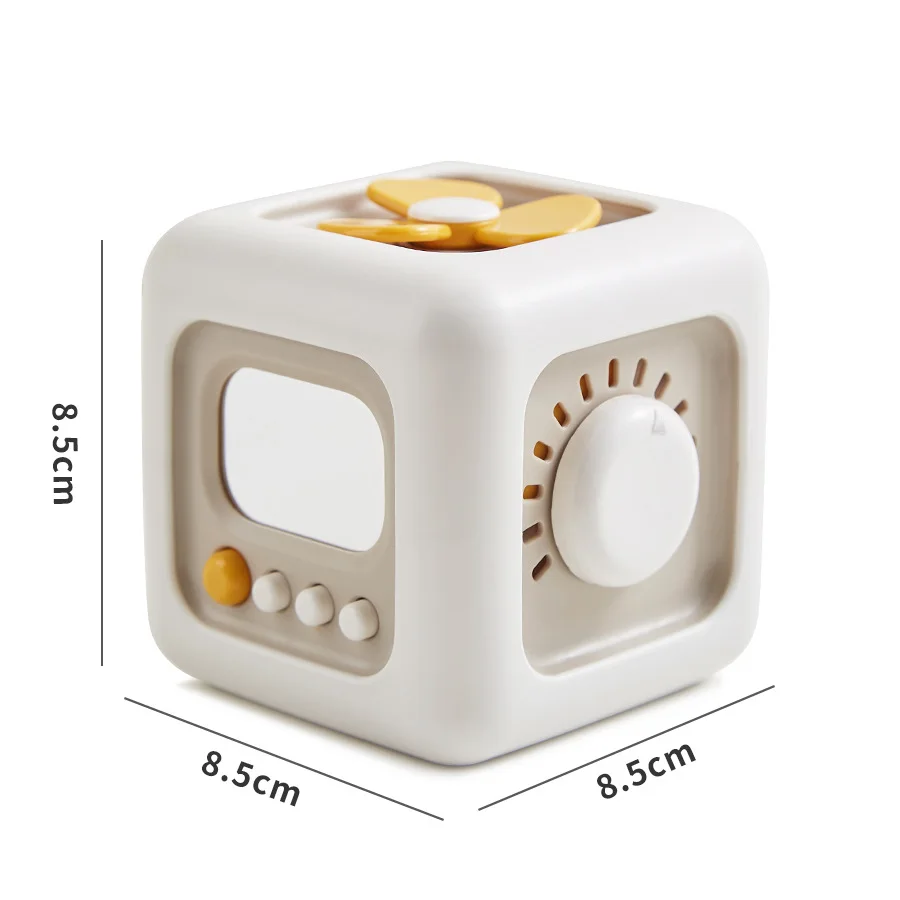 Cartoon Activity Cube Baby Educational Toys Fine Motor Skill Brain Montessori Infant Sensory Toy Baby Busy Board Cube Toy