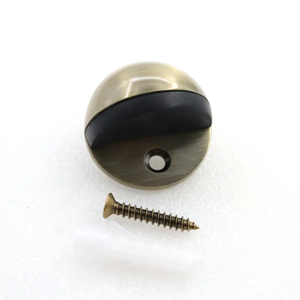 Heavy Duty Stainless Steel Wall Floor Shower Door Stop Rubber Door Stop