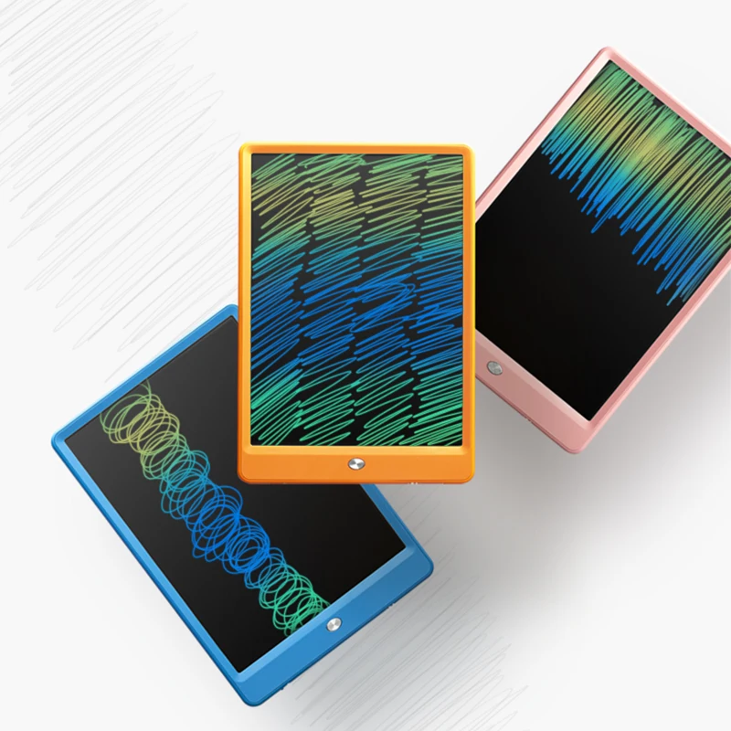 Wicue Indonesia RTS 10 inci warna Tablet penulisan LCD shell biru tablet penulisan lcd barang-barang rumah tangga Bantalan Memo