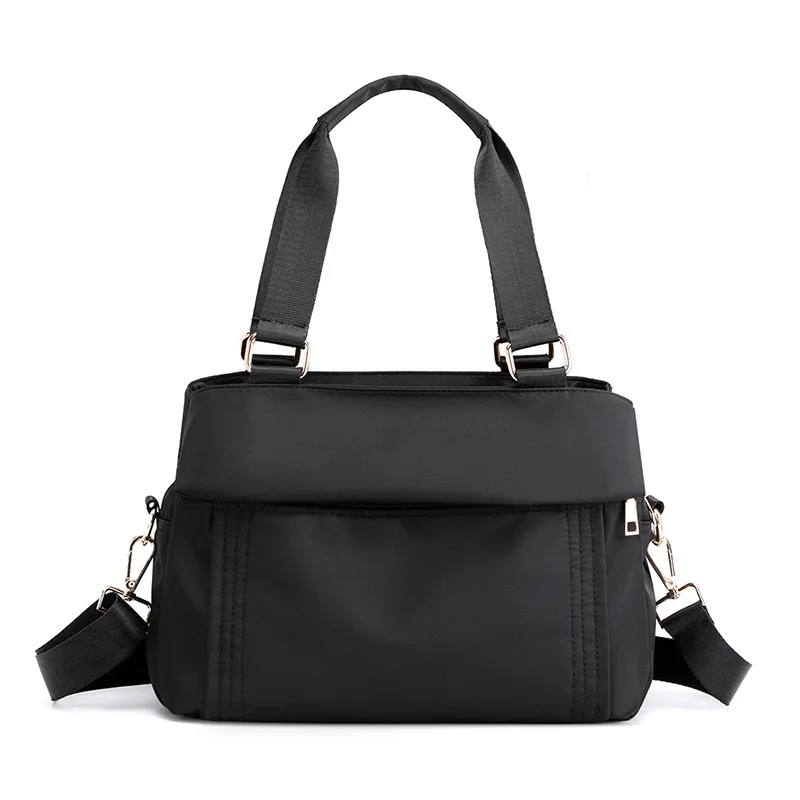 Новая модная пляжная сумка тоут через плечо для покупок с карманом на молнии (1600366182783)