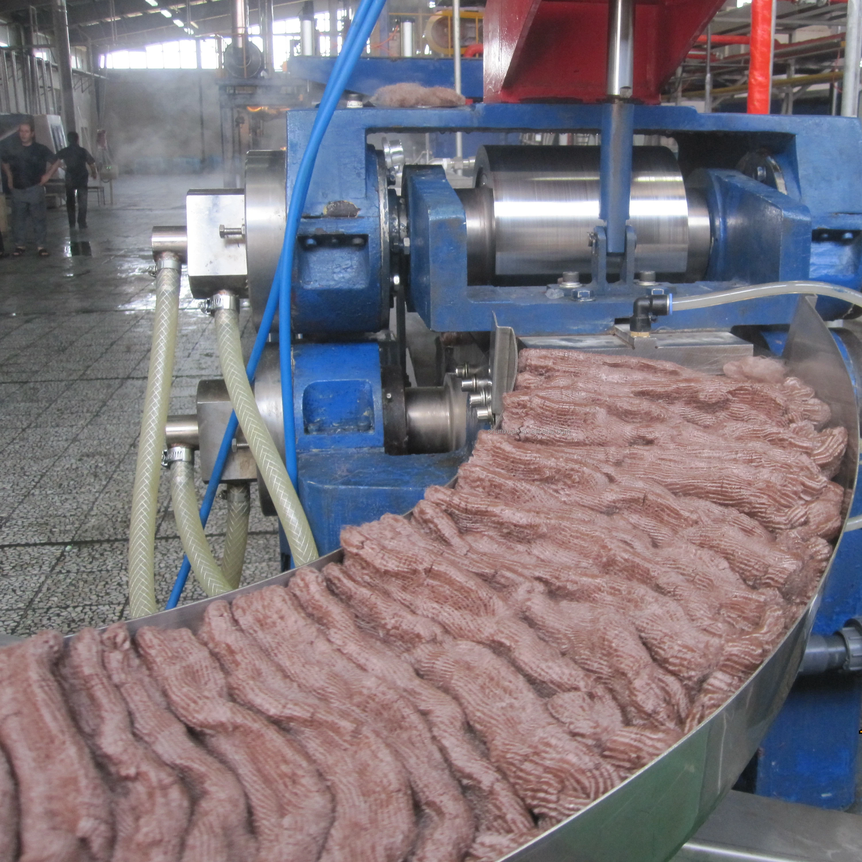 Polyester Colored Fiber Making Machine, Polyester Dyed Fiber Production Line, PSF Production Line