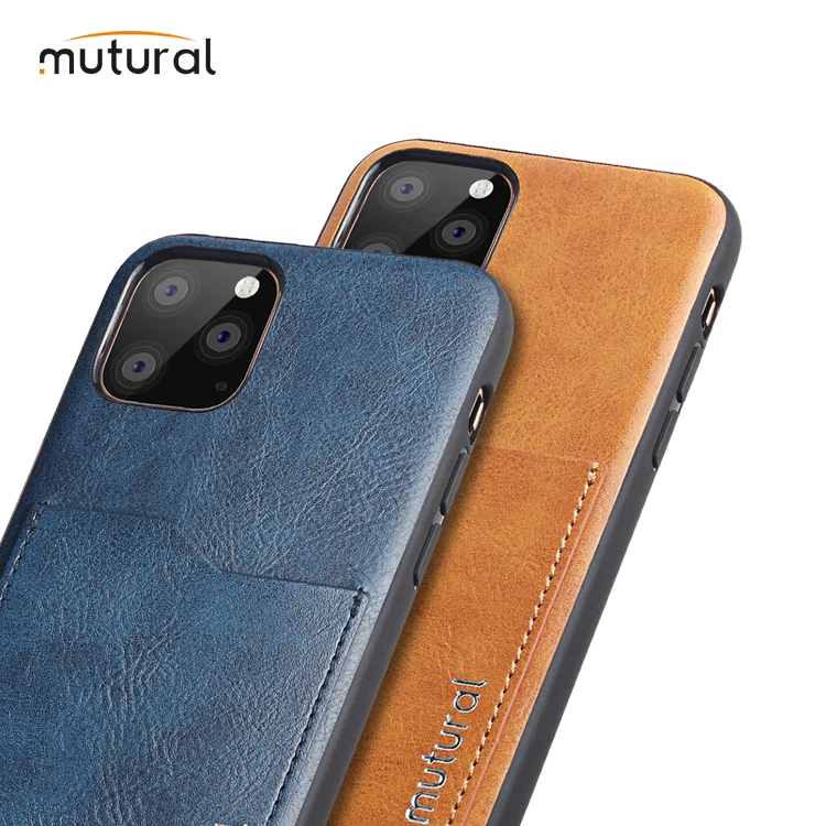 
Mutural Pu Leather Case For iPhone 12 With Card Holder, Smart Mobile Phone Bags Case For iPhone SE2 2020 