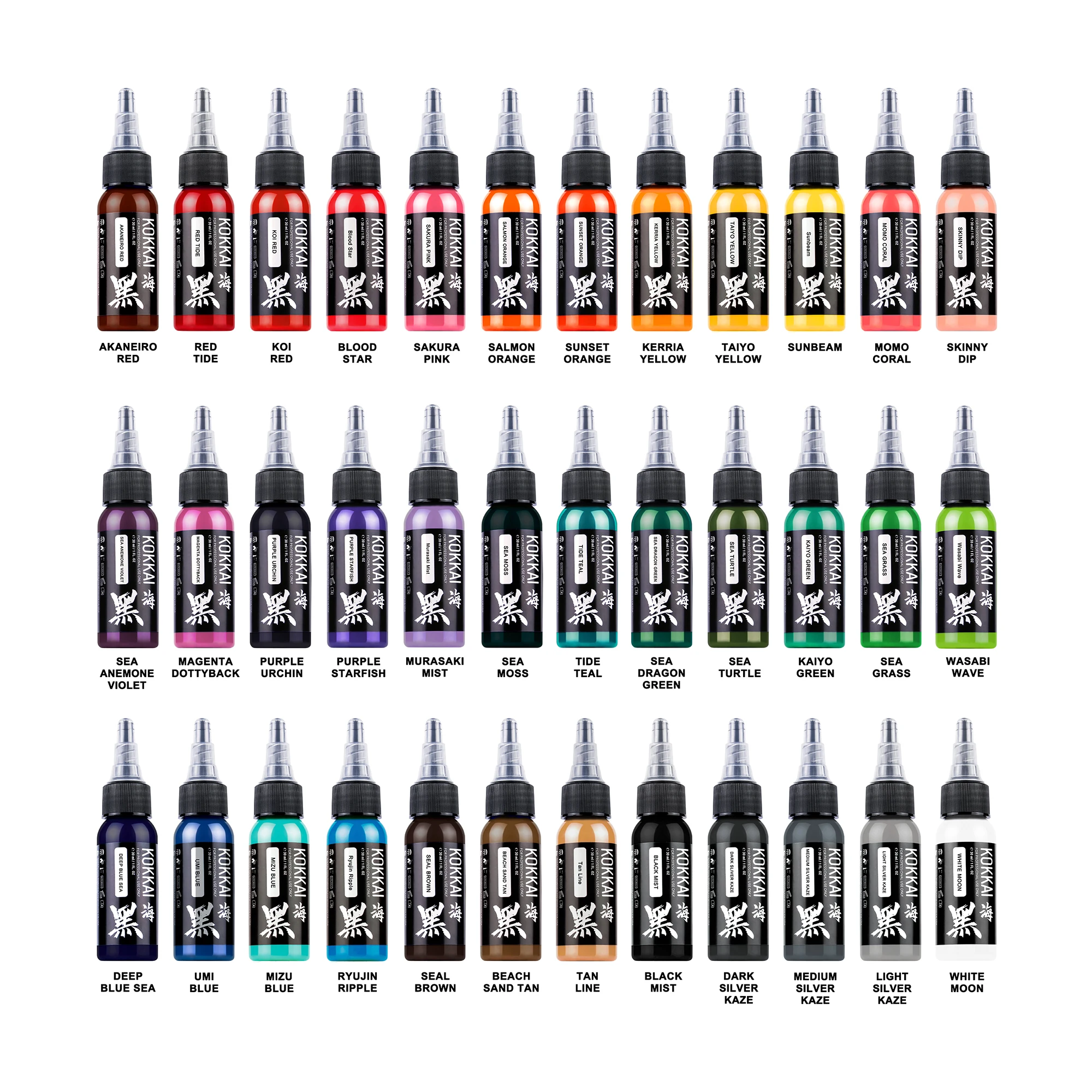 Professional Super Black Tattoo Ink Manufacturer Ink Tattoo  Colors Pigment Ink