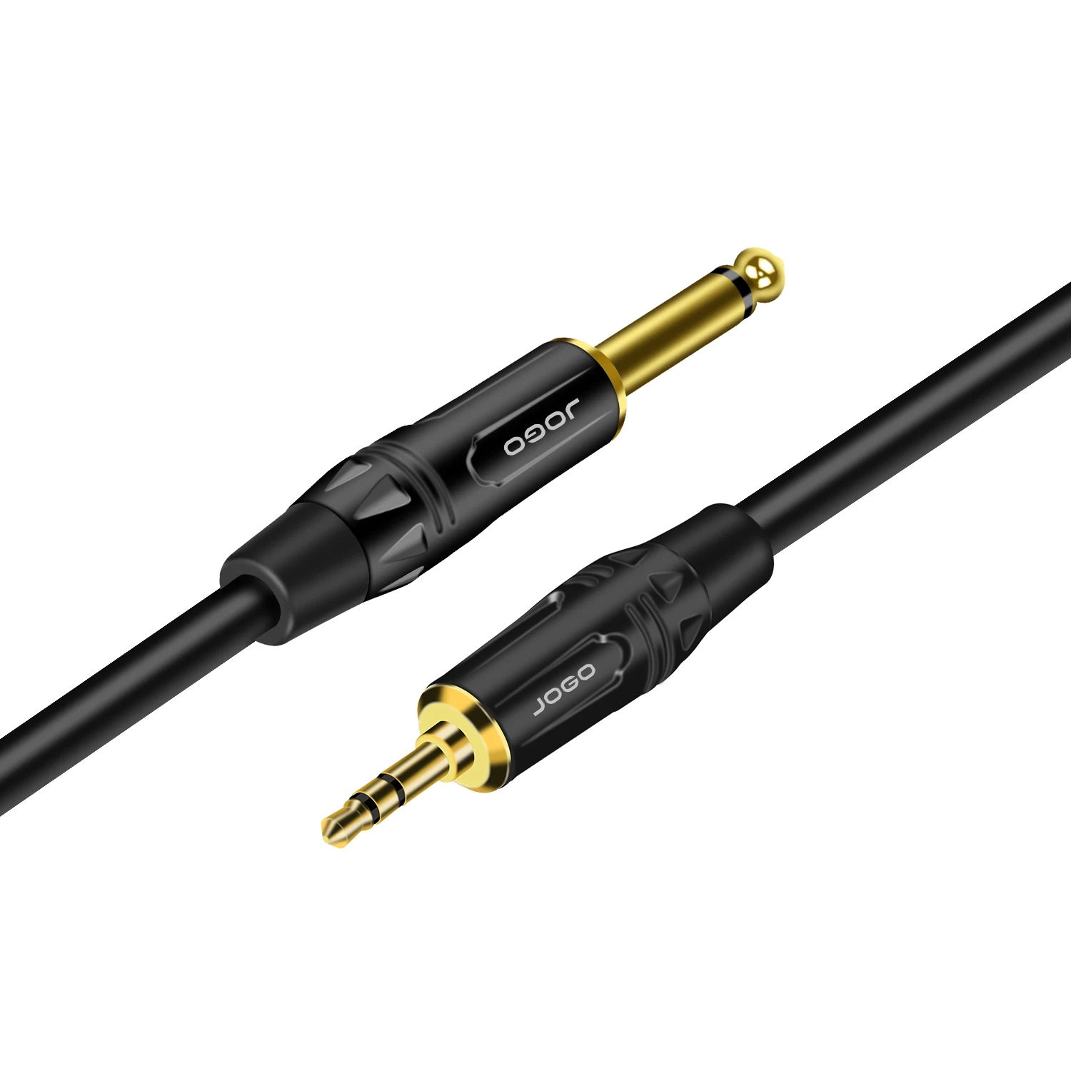 3.5mm Stereo Plug to 6.35mm Stereo Plug, TRS Stereo Audio Cable