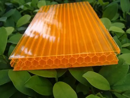 
2019 hot sale 14mm/16mm/18mm polycarbonate/plastic honeycomb sheet for greenhouse building 
