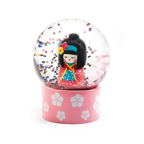 Unique Japan souvenirs Geisha Xmas Japanese cheap funny Snow Globe