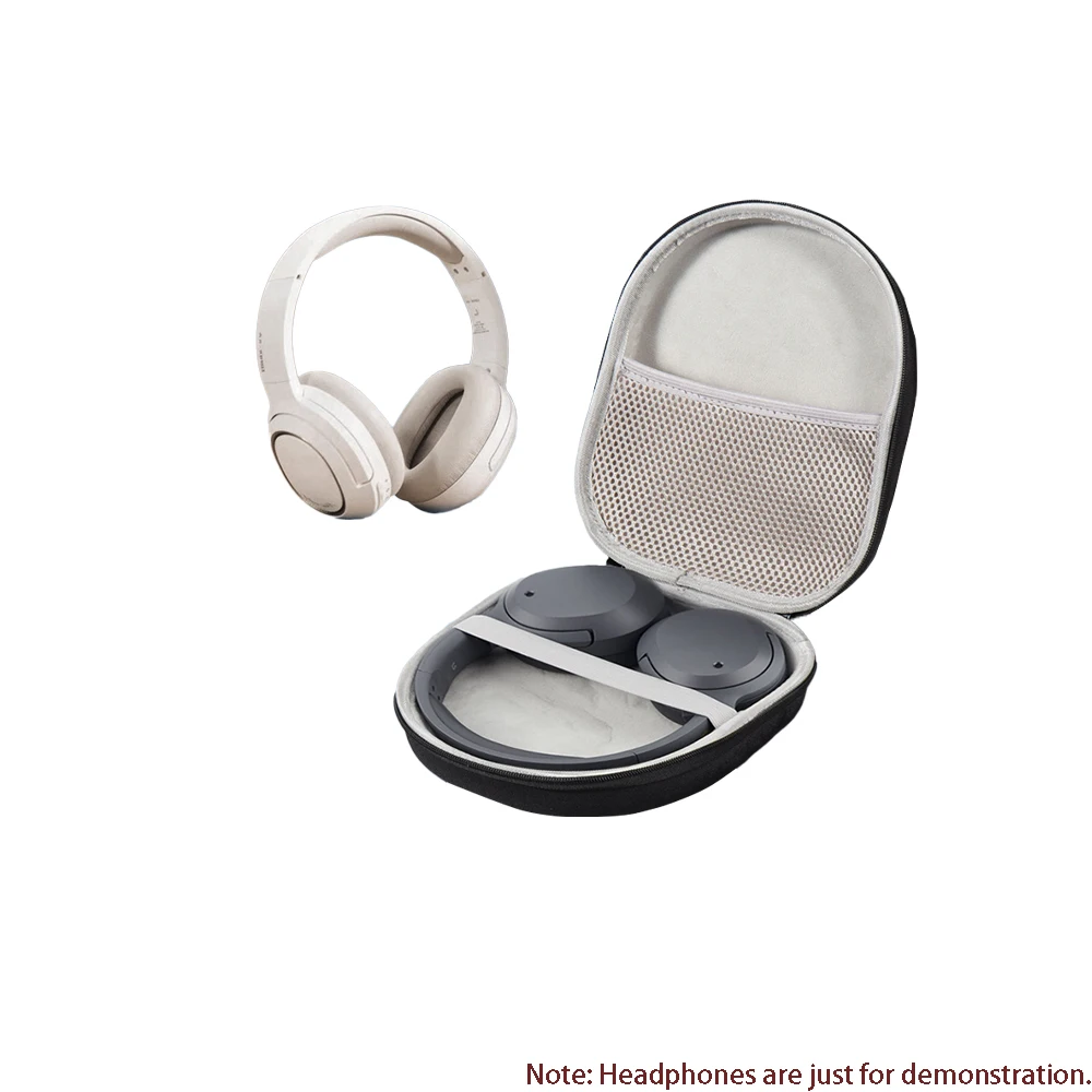 Factory customized EVA case headphone storage bag headband protective cover portable handbag for travel