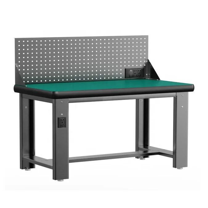Factory Designed for Locksmith and Assembly Operations heavy work desk anti-static work desk laboratory metal workbench with LED
