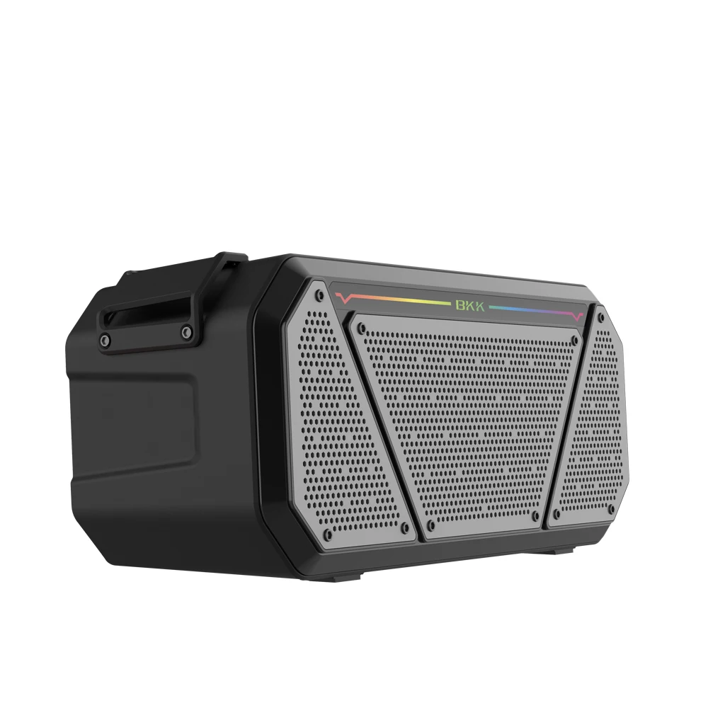 Newly launching top sale portable handle outdoor home theatre with atmosphere lamp bluetooth speaker