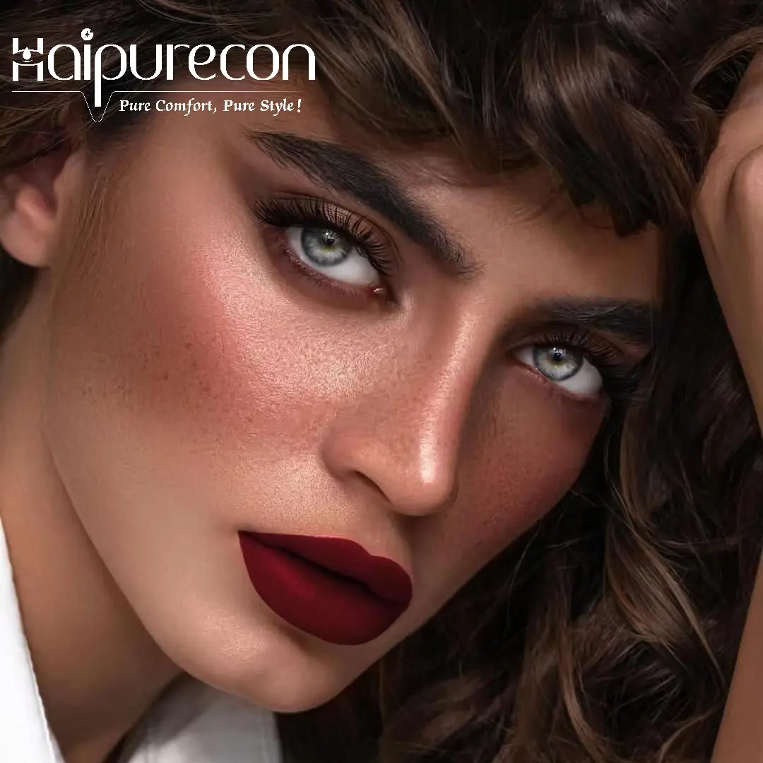 Haipurecon fashion contacts lenses manufacturer makeup contacts colured eye lentes de contactor