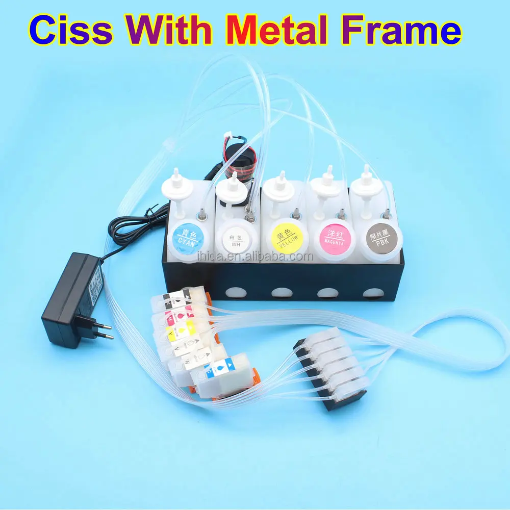 XP15000 CISS XP 15000 DTF Ink Supply System With Metal Frame For Epson White Ink Tank Kit With Stirrer No Chip DTF Printer Tool