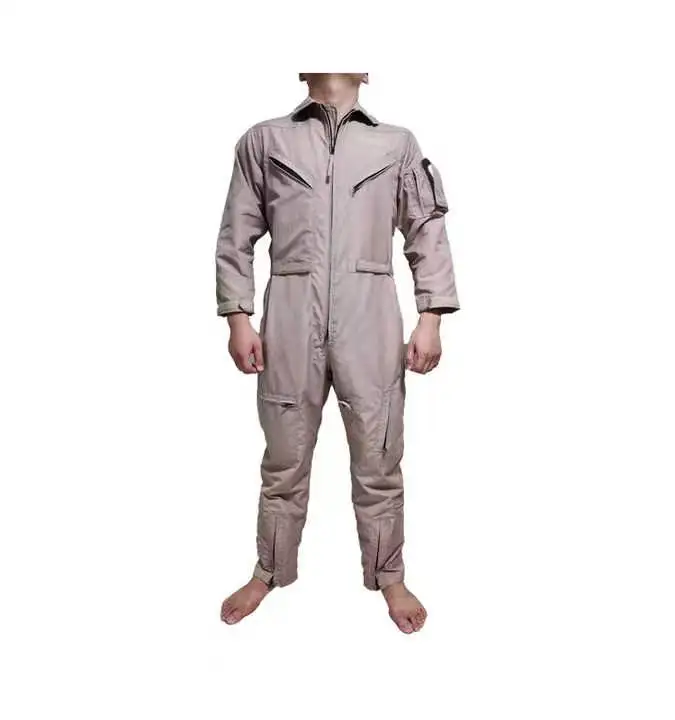 93% meta aramid 5% para aramid 2% Antistatic inherent Flight certified fireproof polit suit Flame resistant flight coverall