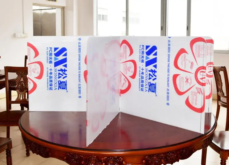 3MM 4MM 5MM 6MM 8MM 10MM Clear Compact Solid Polycarbonate Sheet For  Barrier Board