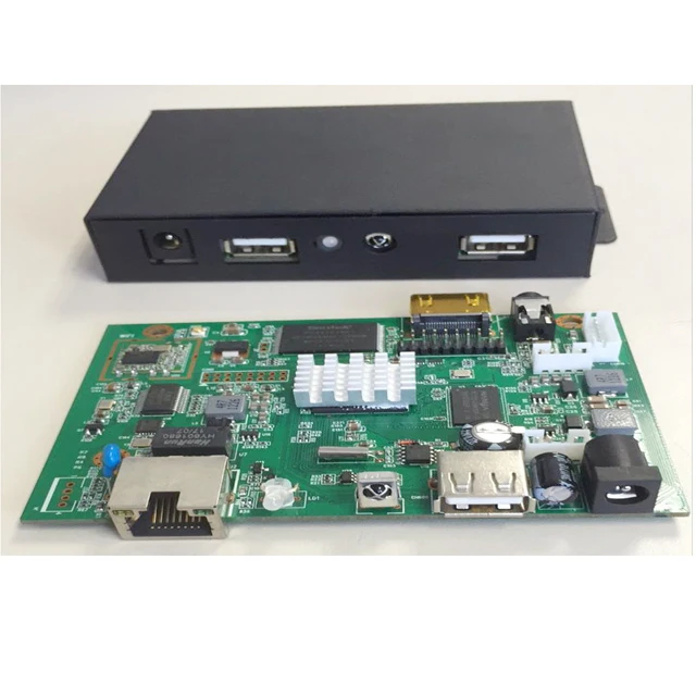 T10 hdm network advertising digital signage media player box with free CMS software