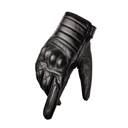Hot sale factory direct  OEM   Sheepskin Leather Tactical outdoor breathable Motorbike Sport Gloves