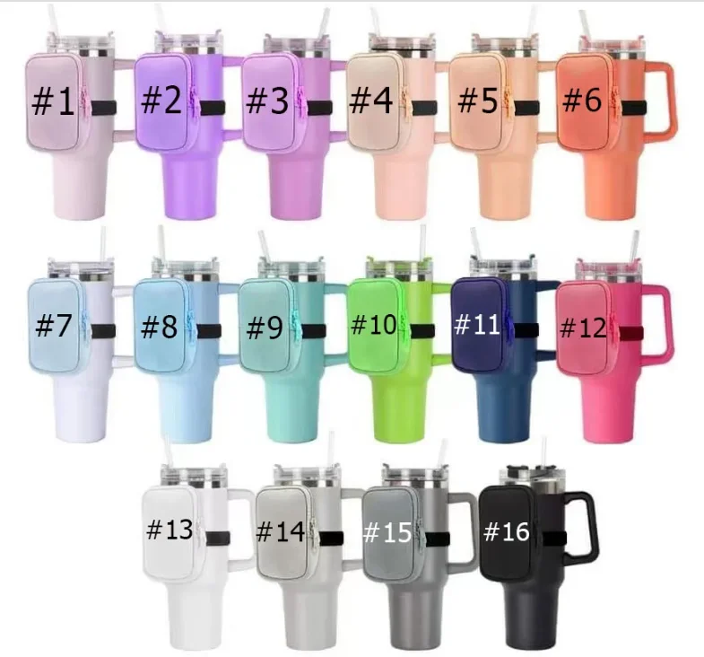 Wholesale 2023 New Popular Mugs Purse Wallet Handled Stadium Neoprene Gym Water Bottle Pouch