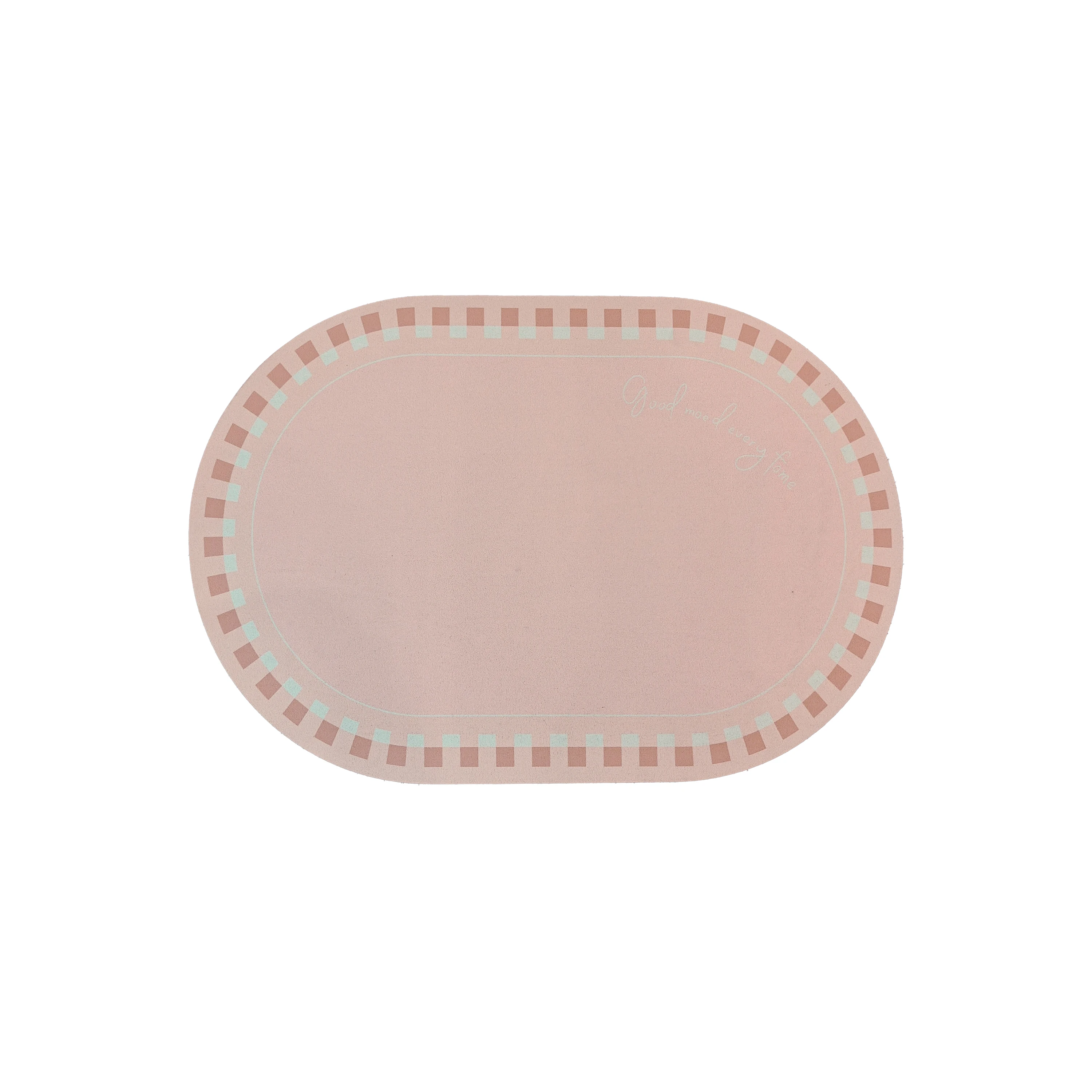 Factory Sale Soft Diatomite Bath Mat Water Absorbent Floor Mat Anti-slip Quick-dry Rubber Diatom Bath Mat