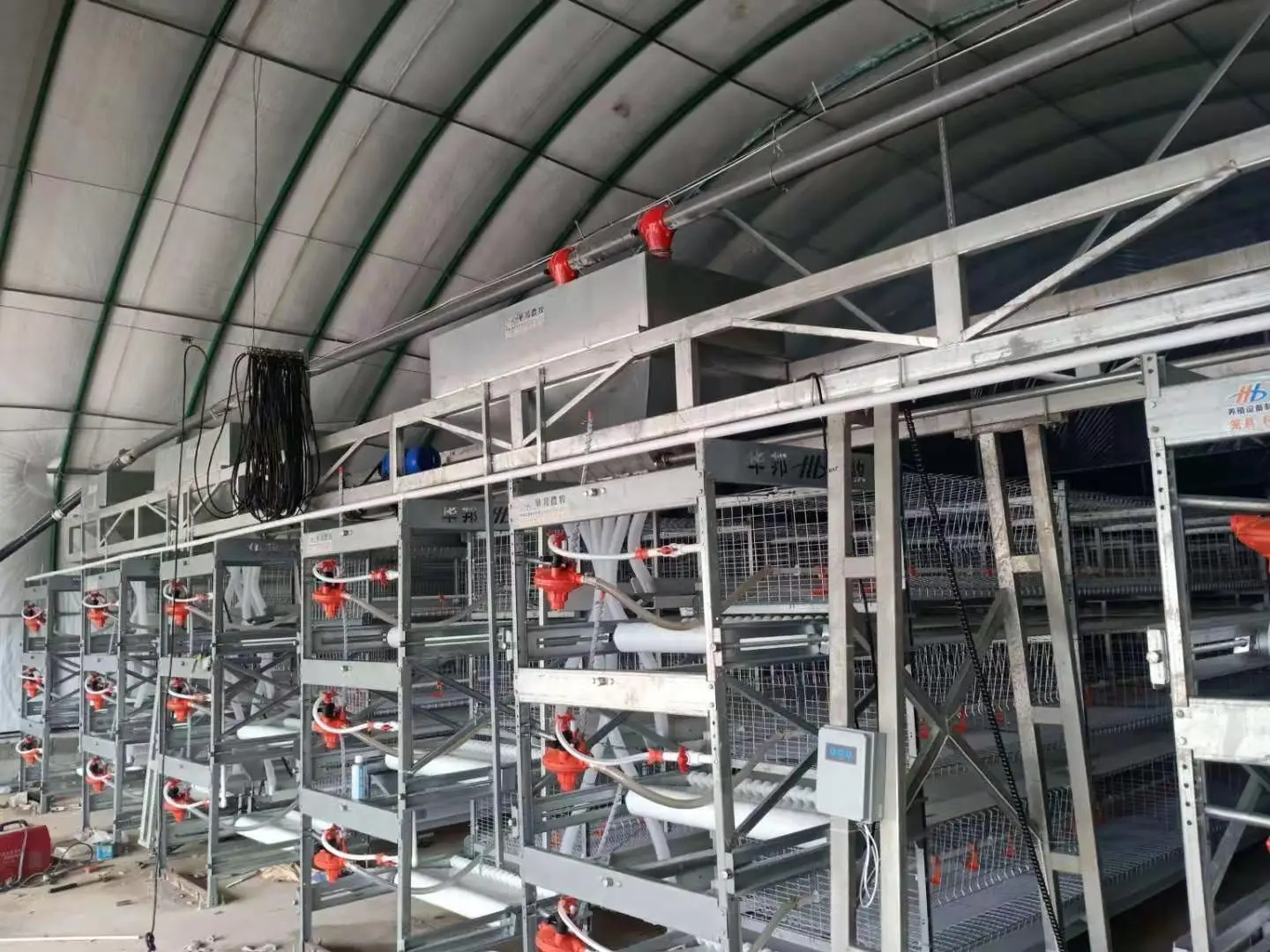 H-Type Poultry Cage System for Layer Chickens Automatic Farm Cage Battery Layer Frame Broiler Cages For The Chicken House