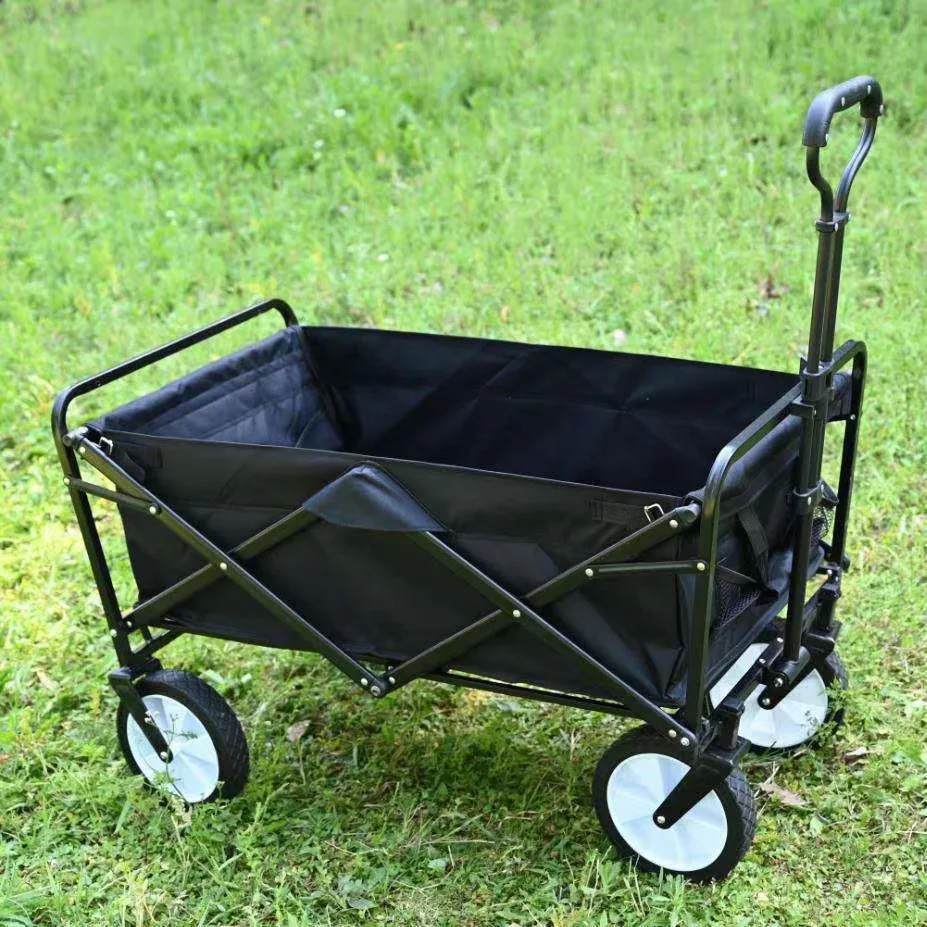 Outdoor Foldable Beach Cart Wagon Trolley Garden Folding Wagon Cart for Camping