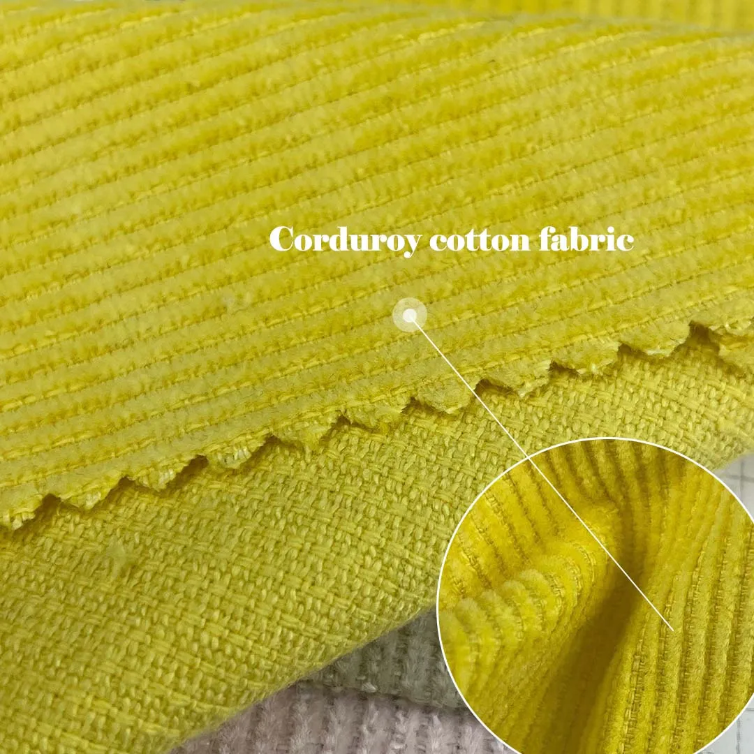 High Quality 11W Wide Corduroy Fabric 100% Cotton Corduroy Fashion Clothing Shirt Textile Fabric