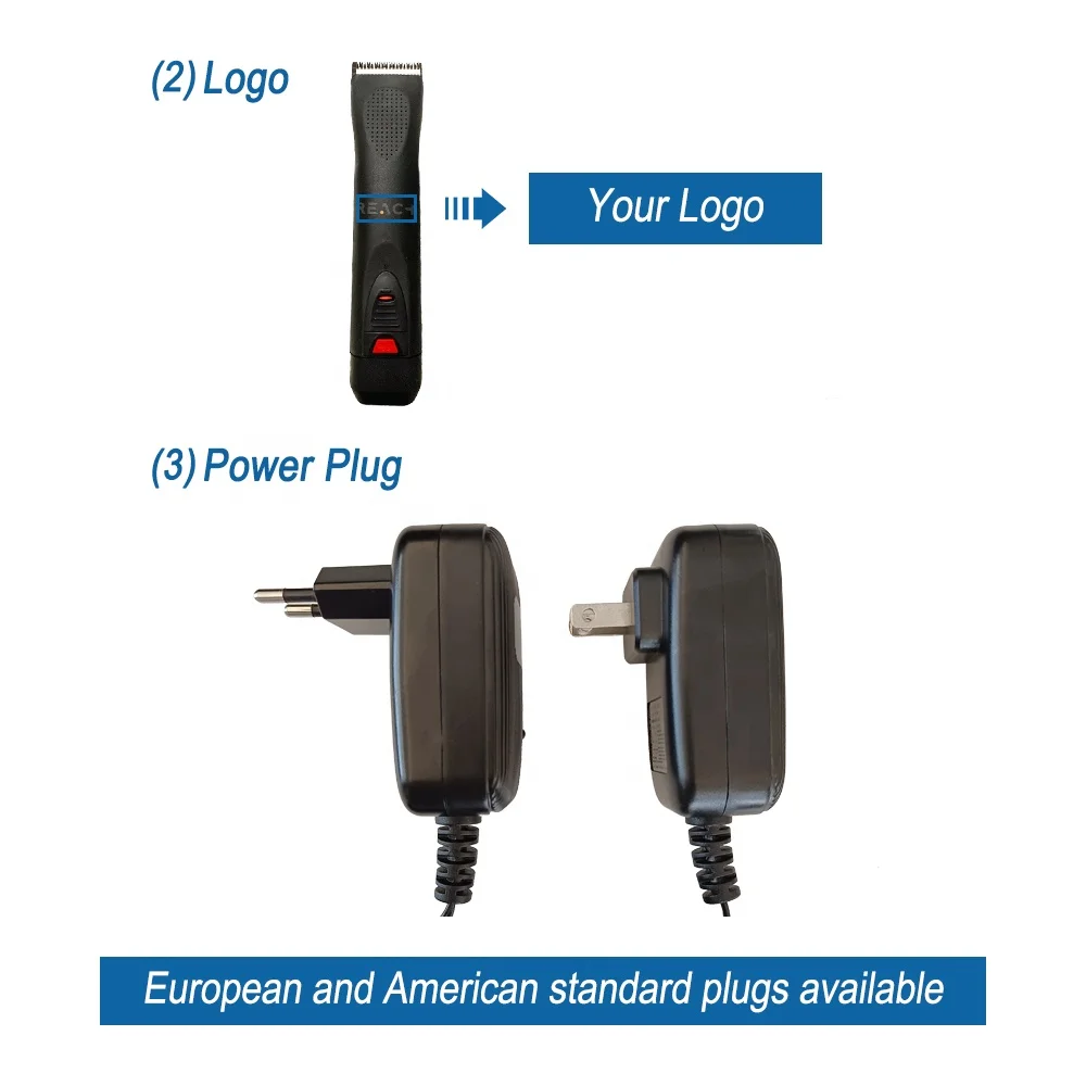 A5 stainless steel blade pet grooming clipper with LCD display and charging base