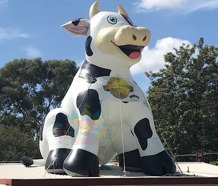 Outdoor Party Event Blow up Giant Balloon Inflables De Publicidad Inflatables Advertising Cow Cartoon Model Characters