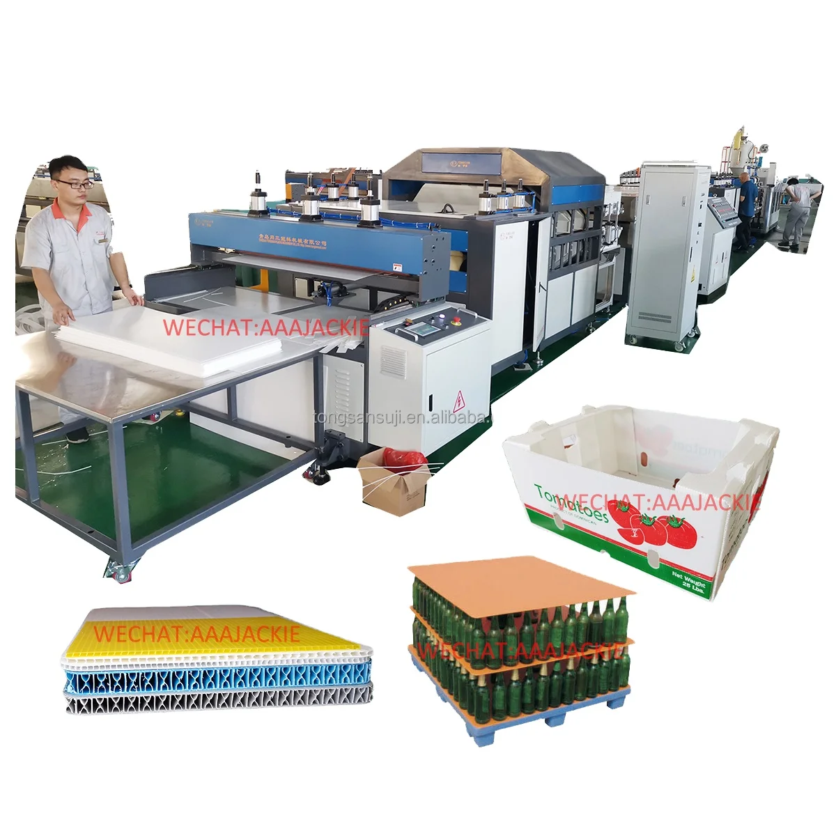 MACHINE MANUFACTURER SINCE 1997 Plastic Coroplast PP Hollow Board Sheet Making Machine