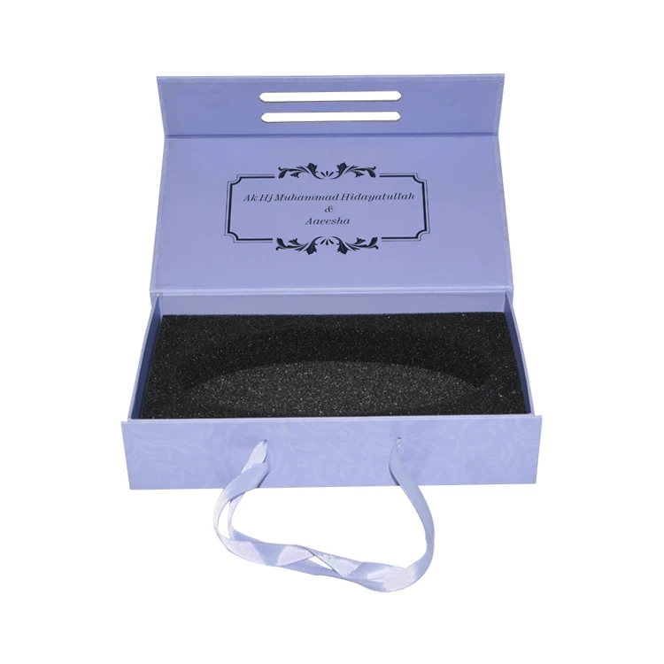 Factory Manufacturer Caixa De Presente Magnetic Closure Paperboard Cosmetic Cream Jar Packaging Box with Sponge Foam Insert