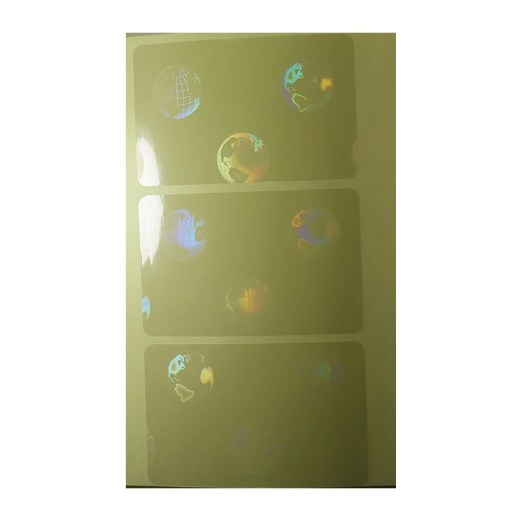 3D Lenticular Effect With Transparent Hologram Stickers