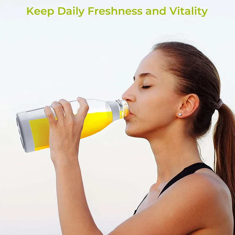 4 Blades Portable Blender Personal Blender for Fresh Juice Shakes and Smoothies Water Bottle Juicer Fruit Mixer USB Blender