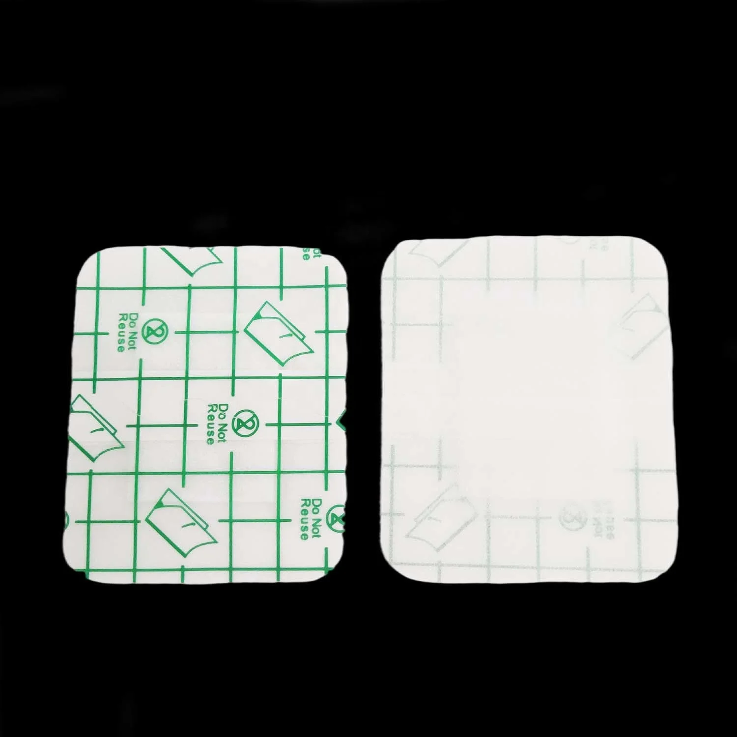 Direct factory brown color absorbent pad sterile waterproof PU wound dressing pad surgical dressing pad