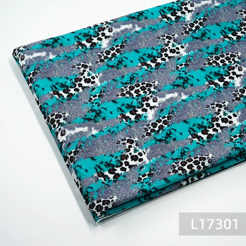 50*140cm custom bullet fabric Digital printing liverpool knitted 95% polyester 5% spandex fabric for bow by the yard