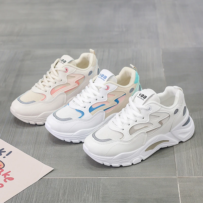 Spring and Summer Ladies and Girls Fashion Outdoor Leisure Sports Running Trend Anti slip and Wear resistant Single Shoes