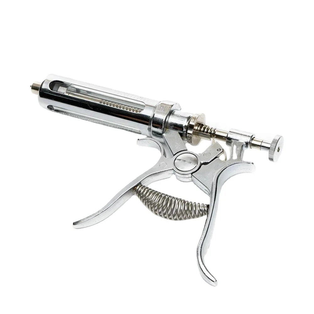 10ml 20ml 30ml and 50ml  brass automatic veterinary syringe