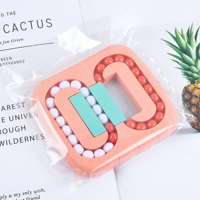 2024 New Stress Release Toy Spinner Puzzles Cube Decompression Fingertip Toy Rotating Magic Bean Fidget Cube