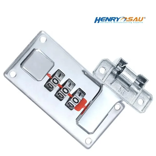 Durable Luggage Hardware   Accessories Custom Case coded lock Metal Box Combination Lock digital code lock