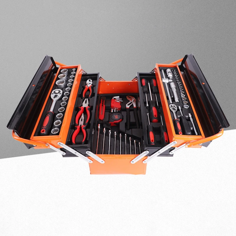 Car Repairing 168 pcs Hand Socket Security Household Auto Tools Wrench Socket Set Mechanical Metal Box Hand Tool Set box