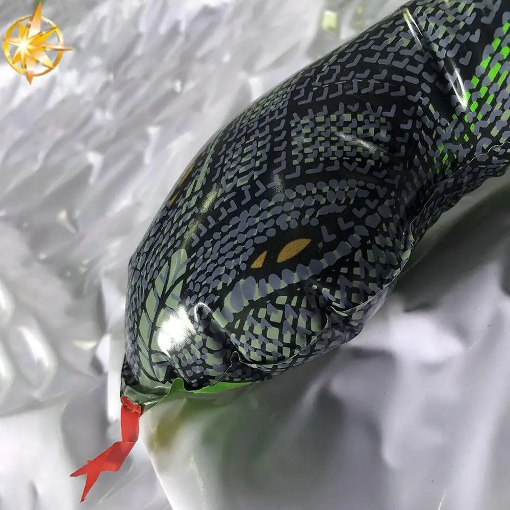 PVC toy snake funny inflatable python