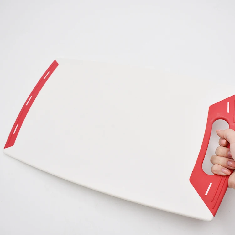 Food grade set of 2  plastic chopping board kitchen health meat fruit vegetable cutting board