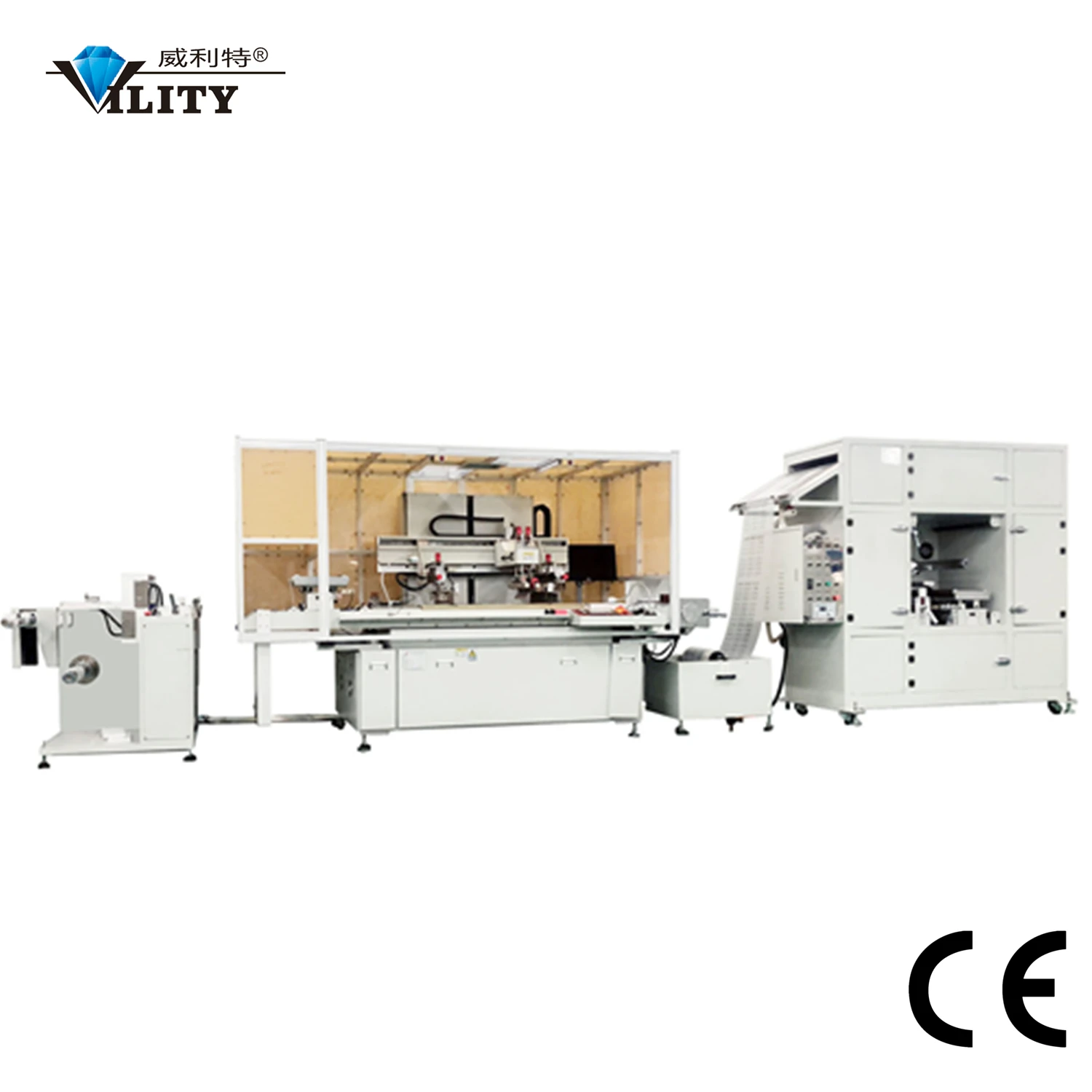 Manufacturer Flexible Circuit Board Coil printing Vacuum Screen Printer CCD Camera alignment Silk Screen Printing Machine