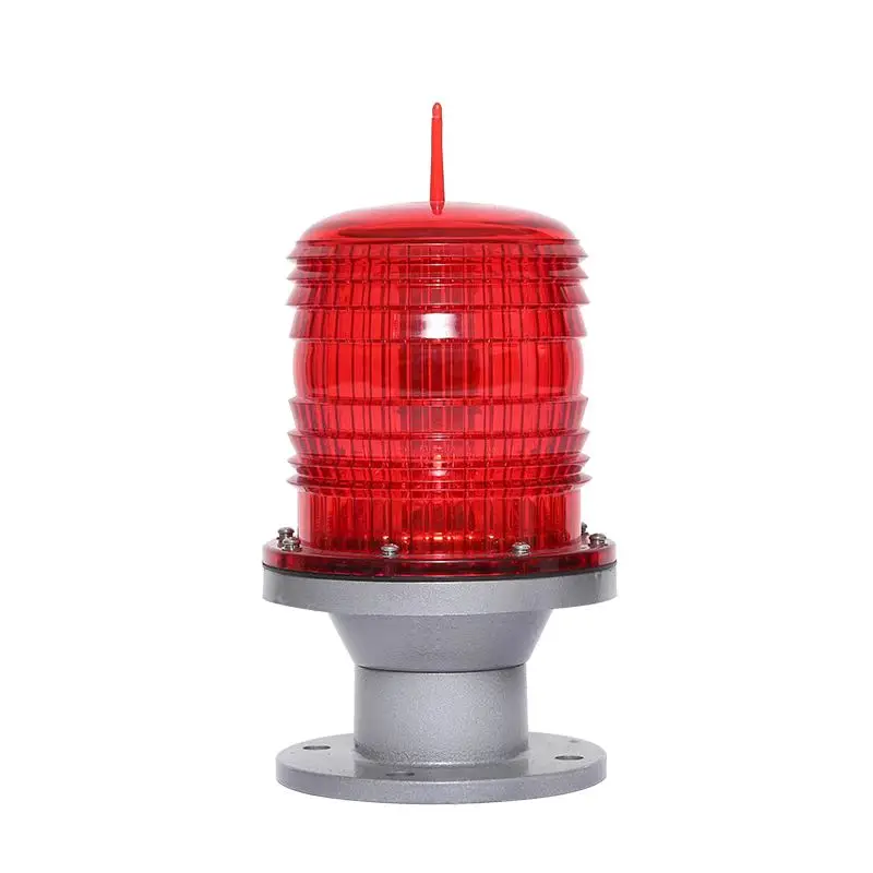 AOL-3B1 10W 1600CD Medium Intensity Airfield Obstruction Lamp led barrier lamp airport Red pulse flash Aviation obstacle light
