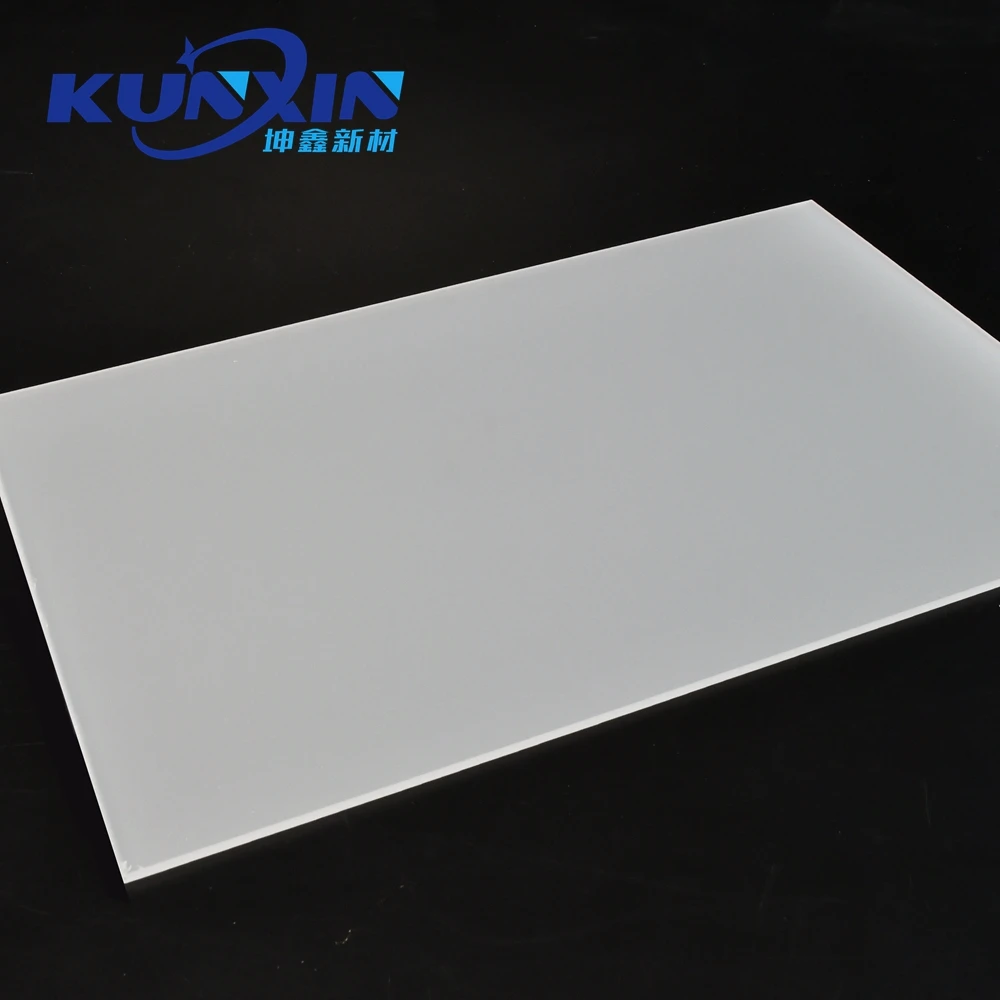 Kunxin Optical Plastic Flat and White 1mm Polystyrene Diffuser Sheet for Lighting