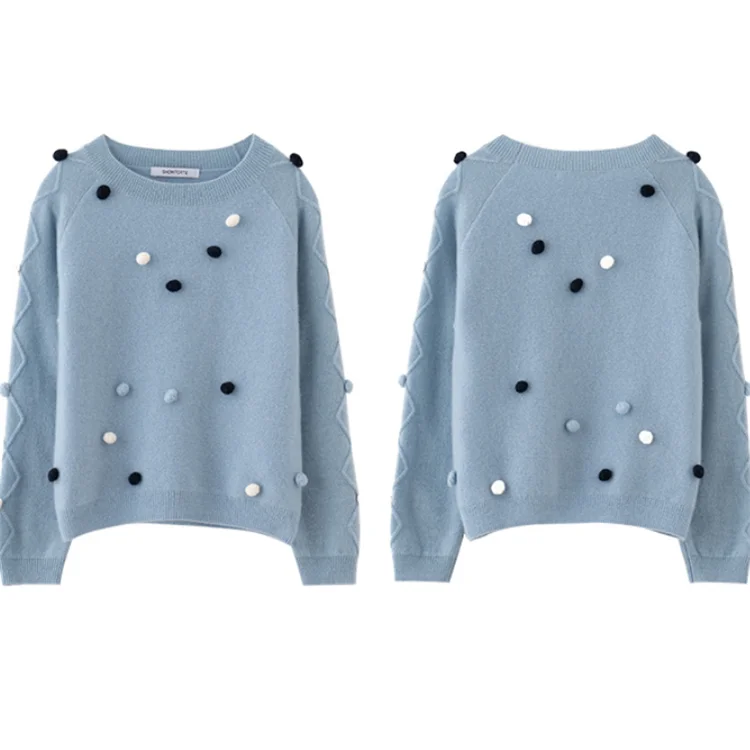 Knitting patterns lovely girls cashmere sweater for kids