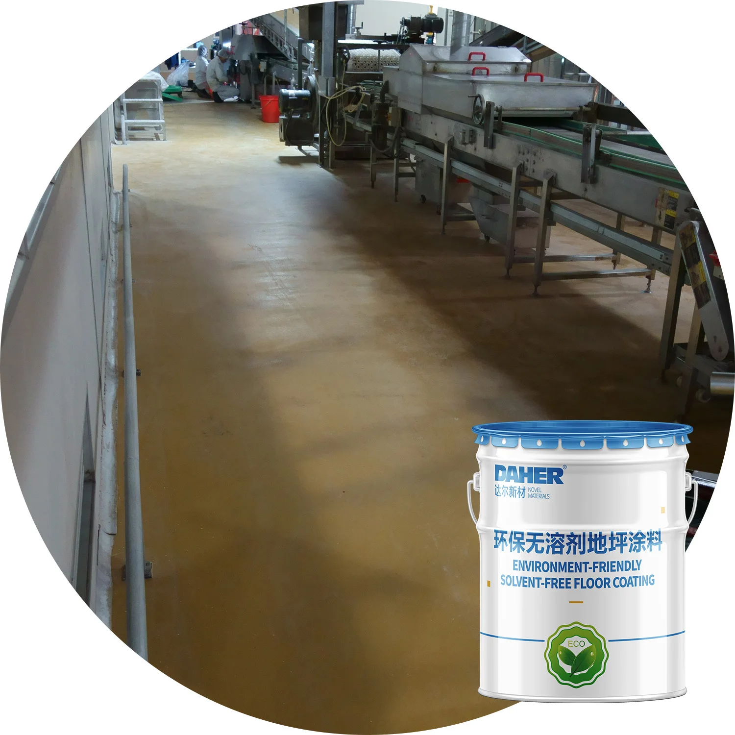 Weather Resistant Water Based Epoxy Resin Floor Coating Industrial Epoxy Floor Paint
