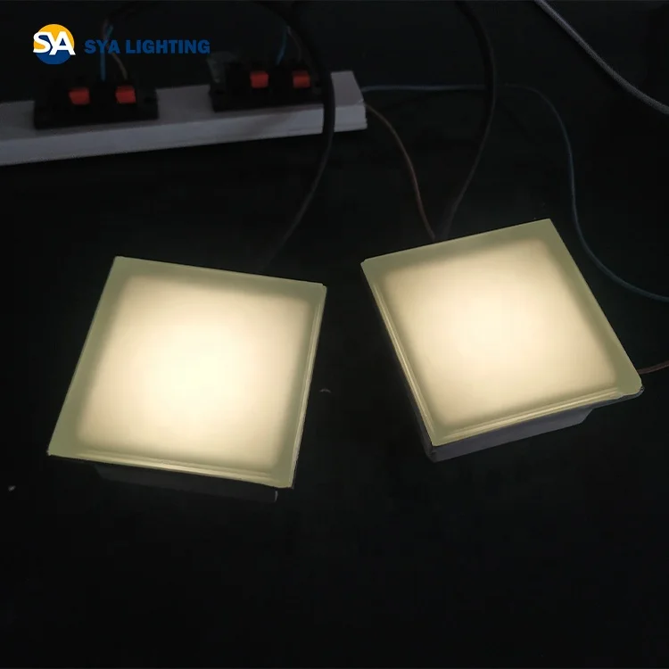 SYA-308S Amazon hot seller LED light up cheap Waterproof IP67 RGB Outdoor LED brick Lights