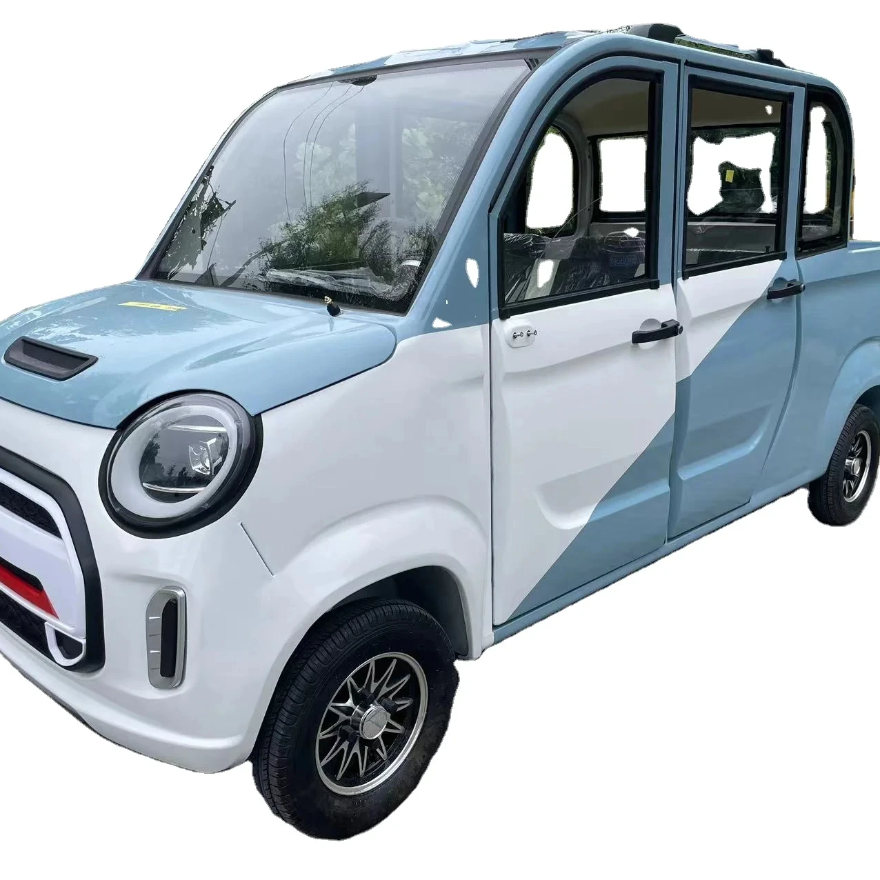Cheap New Energy 4 wheeler High Speed Auto Motor Electric Car for  adult