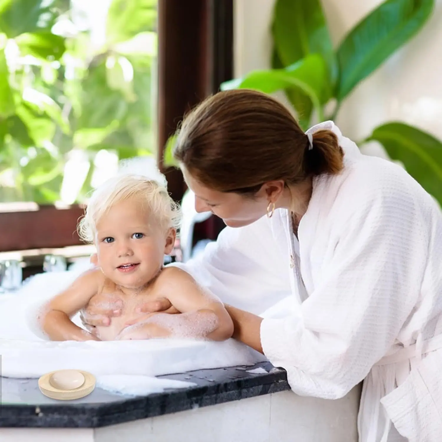 Natural Bamboo Wooden Soap Dishes Wooden Soap Tray Holder Storage Soap Rack Plate Box Wholesale