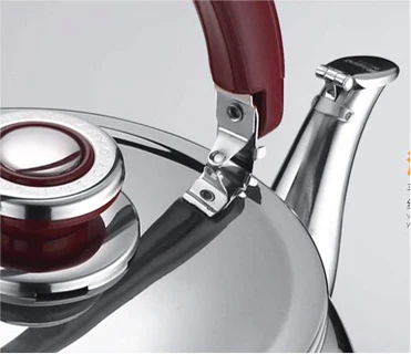 Kitchen Accessory Stainless Steel Whistling Kettle Restaurant Soup Kettle Boiling Water Kettle 5L Large Capacity